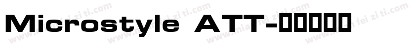 Microstyle ATT字体转换